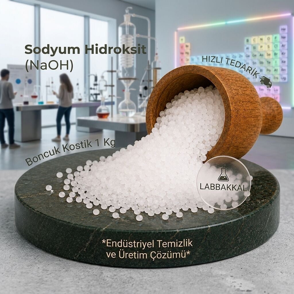Sodyum Hidroksit Boncuk 1 Kg - Kostik - Sodium Hydroxide