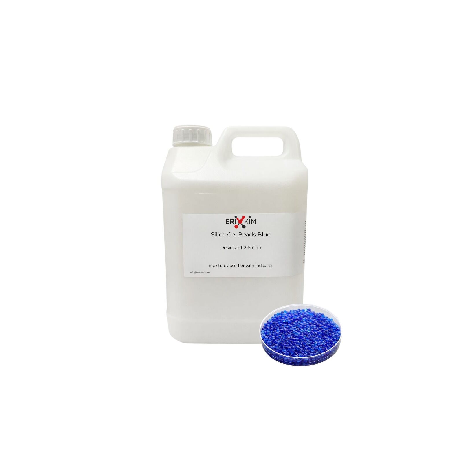 Silikajel Mavi 4 Kg -Nem Alıcı İndikatörlü