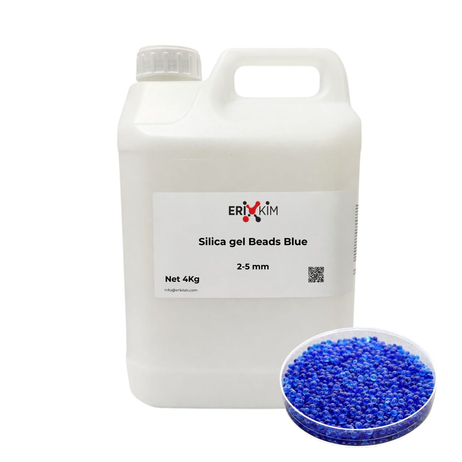 Silikajel Mavi 4 Kg -Nem Alıcı İndikatörlü