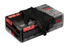GOLD Siyah Nitril Eldiven – Medium (M) 100'lü Paket
