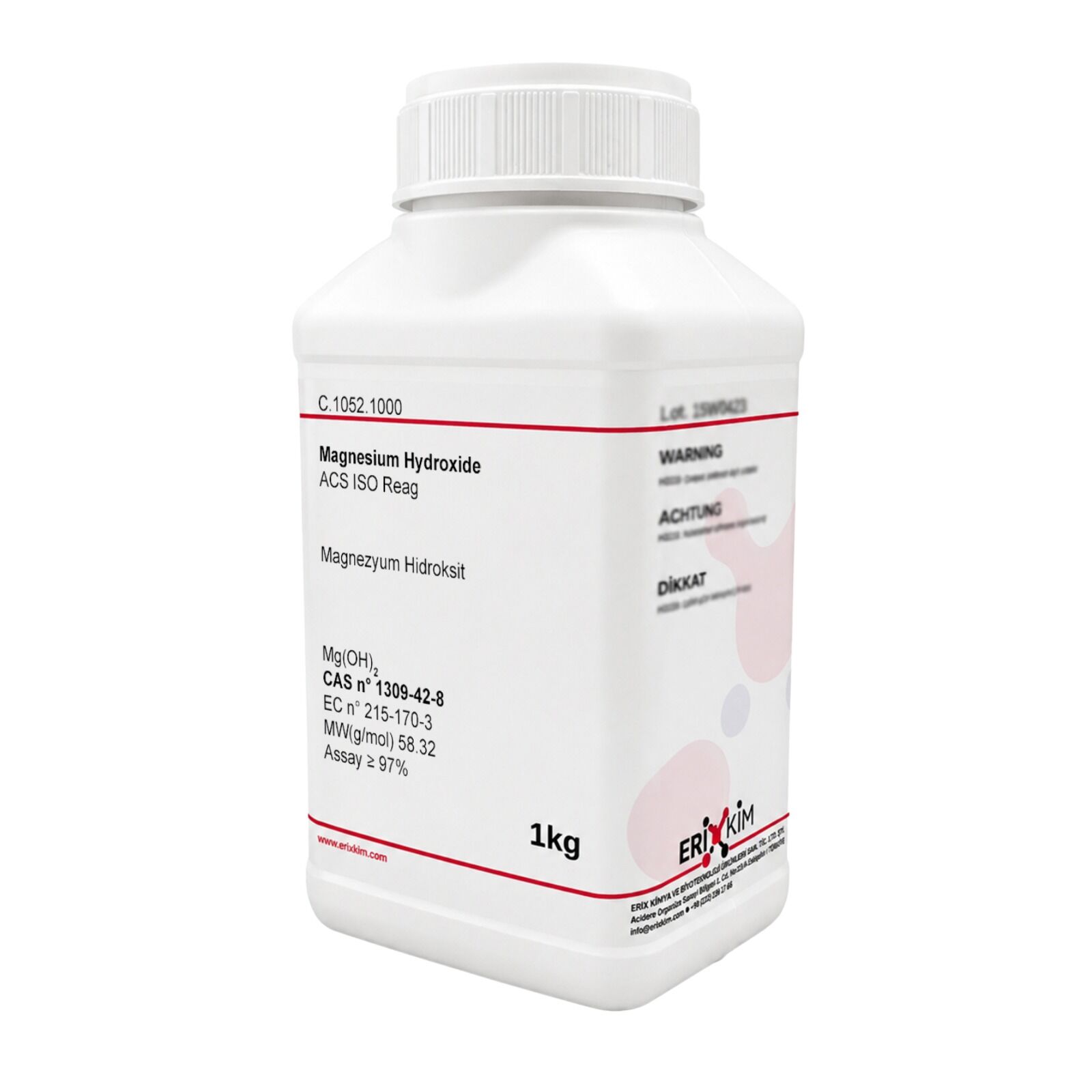 Magnezyum Hidroksit 1 Kg Powder Magnesium Hydroxide powder