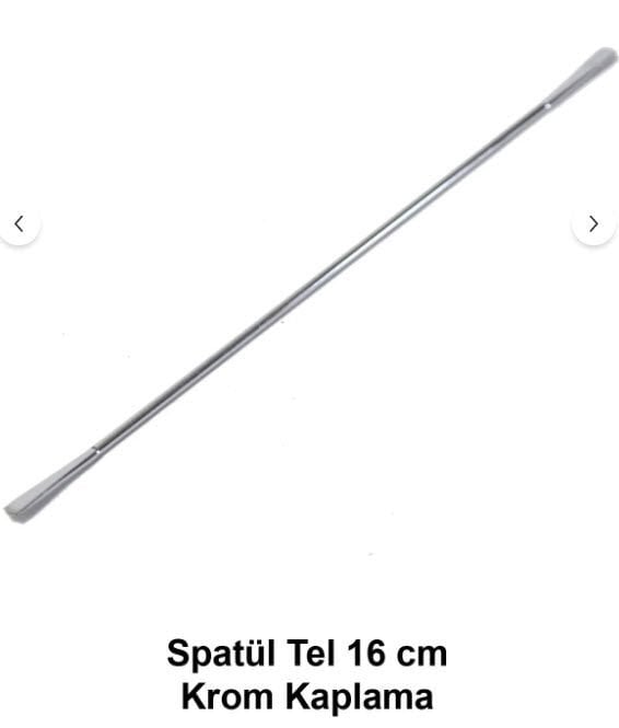 Spatül Tel 16 cm Krom Kaplama