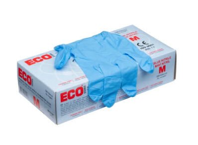 ECO Nitril Eldiven Mavi pudrasız Medium (M) 100'lü Paket