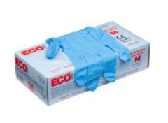 ECO Nitril Eldiven Mavi pudrasız Medium (M) 100'lü Paket