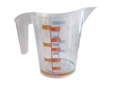 Ölçü Kabı 500 ml Plastik Kulplu Beher Renkli Skala