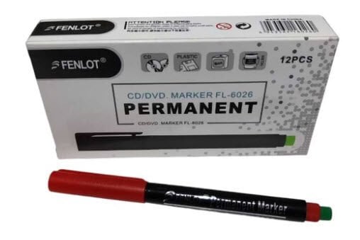 Asetat Cam Kalemi 1 mm Kırmızı