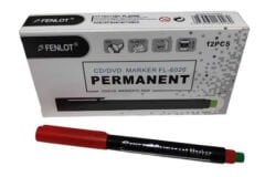 Asetat Cam Kalemi 1 mm Kırmızı 1 Adet