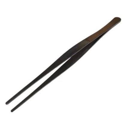 Penset 20 cm Düz - Küt Uçlu Paslanmaz Çelik 1 Adet