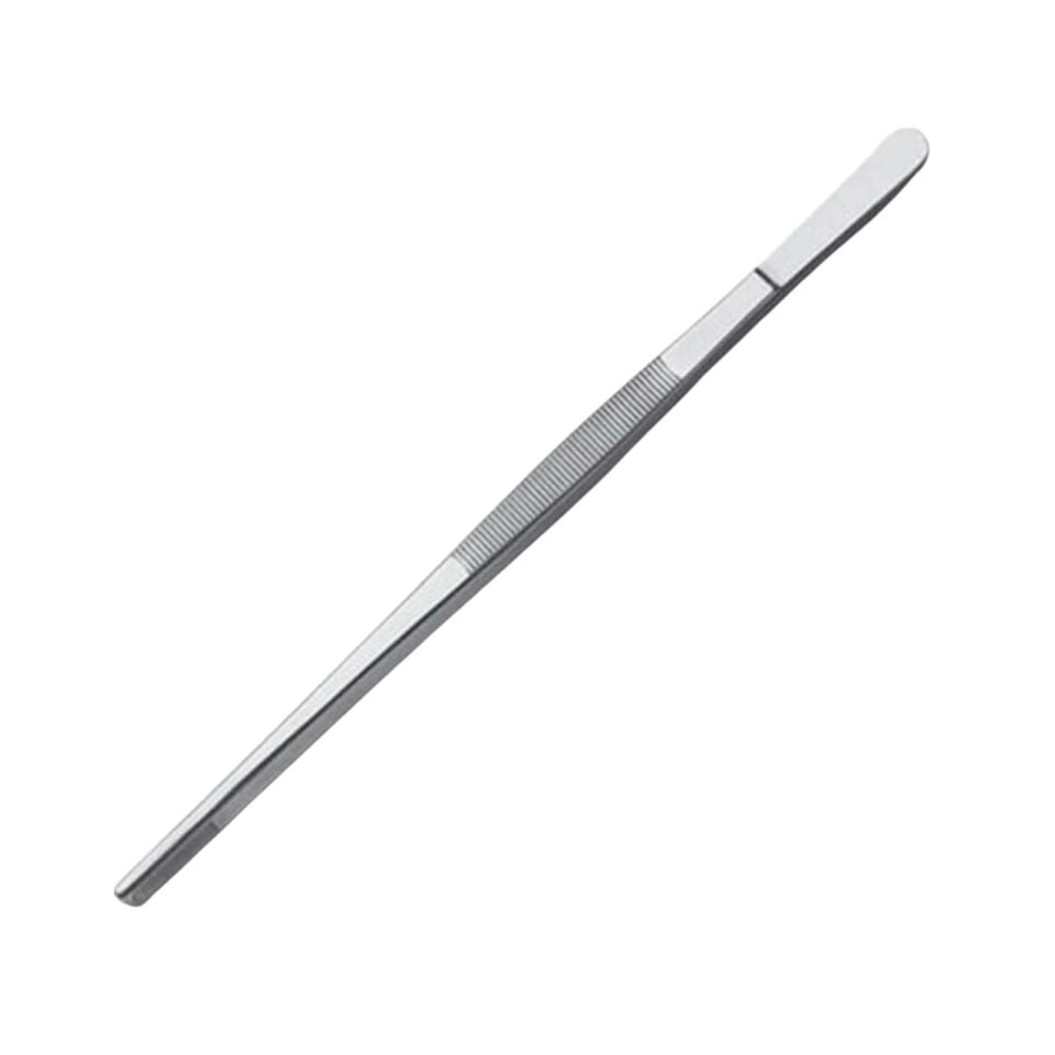 Penset 25 cm Düz - Küt Uçlu Paslanmaz Çelik