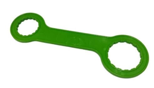 Kapak Açma Kapama Aparatı 25 cm Sert Plastik Çift Çeneli Yeşil