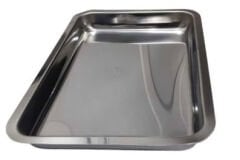 Numune Tepsisi 38X26 cm Paslanmaz Çelik Taşıma Tepsisi