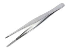 Eğri Uçlu Penset 16 cm Nikel – Hassas Tutucu Cımbız