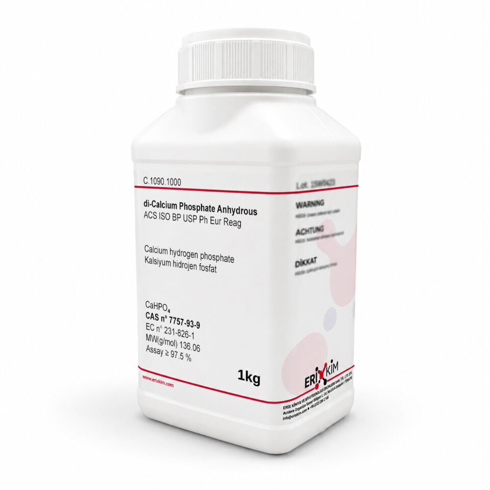 Dikalsiyum Fosfat 1 Kg - di-Calcium Phosphate Anhydrous