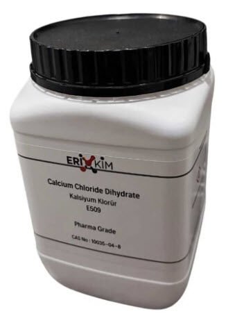 Kalsiyum Klorür 1 kg Toz - Calcium Chloride Dihydrate