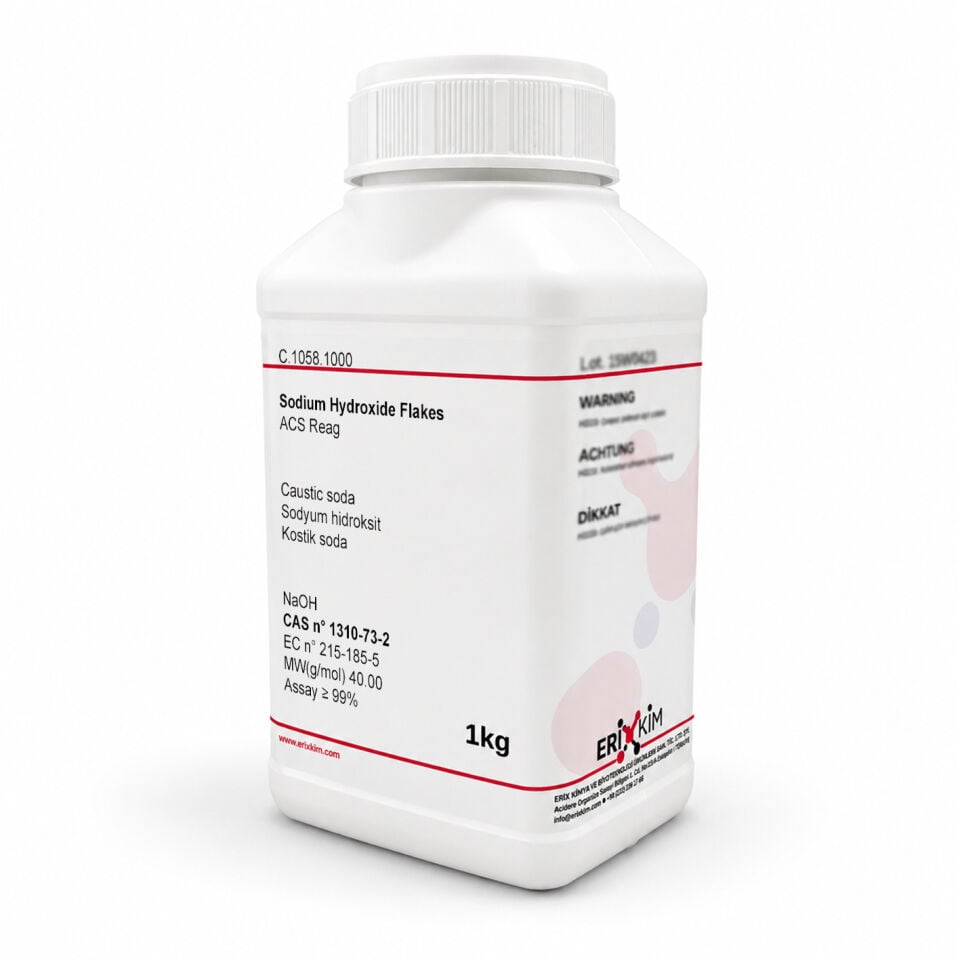 Sodyum Hidroksit Payet 1 Kg - Kostik - Sodium Hydroxide