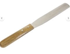 Tahta Saplı Spatül Orta Boy Paslanmaz Çelik