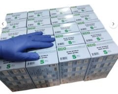 Nitril Muayene Eldiveni Mavi XL Beden 20 Paket / Koli