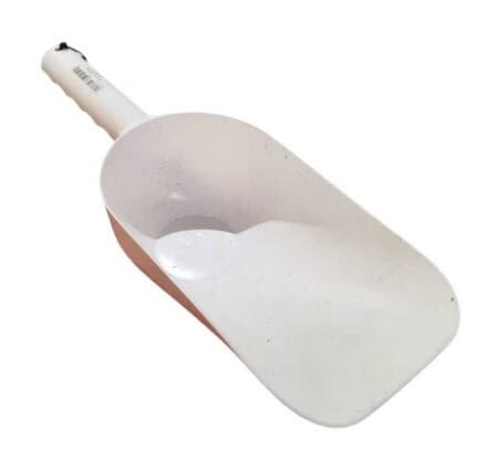 Plastik Kürek Şaşula Beyaz 36 cm - Büyük Boy 1 Adet