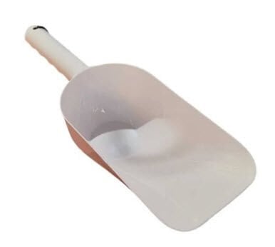 Plastik Kürek Şaşula Beyaz 29 cm