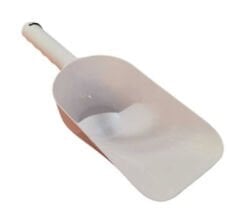 Plastik Kürek Şaşula Beyaz 29 cm