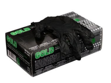 GOLD Siyah Nitril Eldiven – Small (S)100'lü Paket