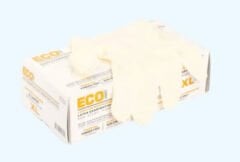 ECO Pudrasız Lateks Muayene Eldiveni XL 100'lü Paket