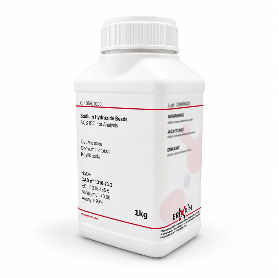 Sodyum Hidroksit Boncuk 1 Kg - Kostik - Sodium Hydroxide