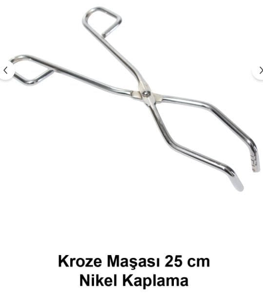 Kroze Maşası 25 Cm Nikel Kaplama