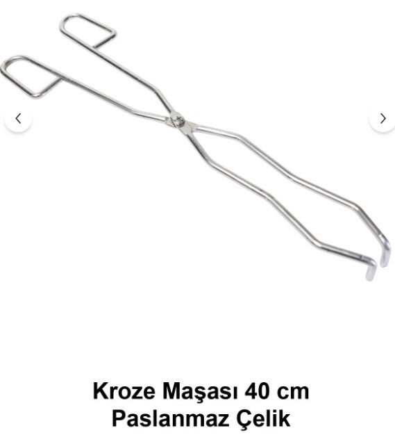 Kroze Maşası 40 Cm Paslanmaz Çelik