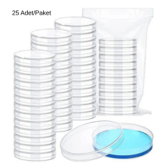 Petri Kabı 90x15 mm Steril - Aseptik 25 Adet