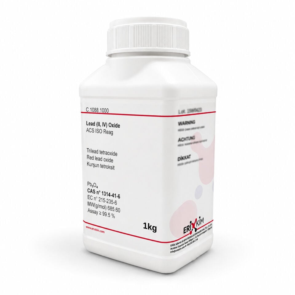 Kurşun Oksit Sülyen 1 Kg - Lead II,IV Oxide