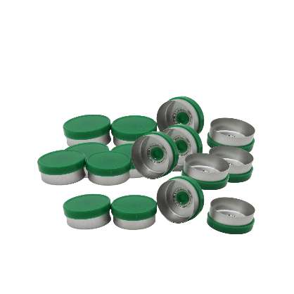 Alüminyum Kapak 20 mm - Yeşil Flakon Vial Kapağı 100 Adet