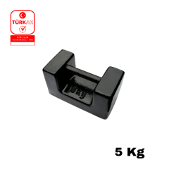 Kalibrasyon Kütlesi 5 Kg M1 Demir Döküm Etalon Sertifikalı Terazi Ağırlığı