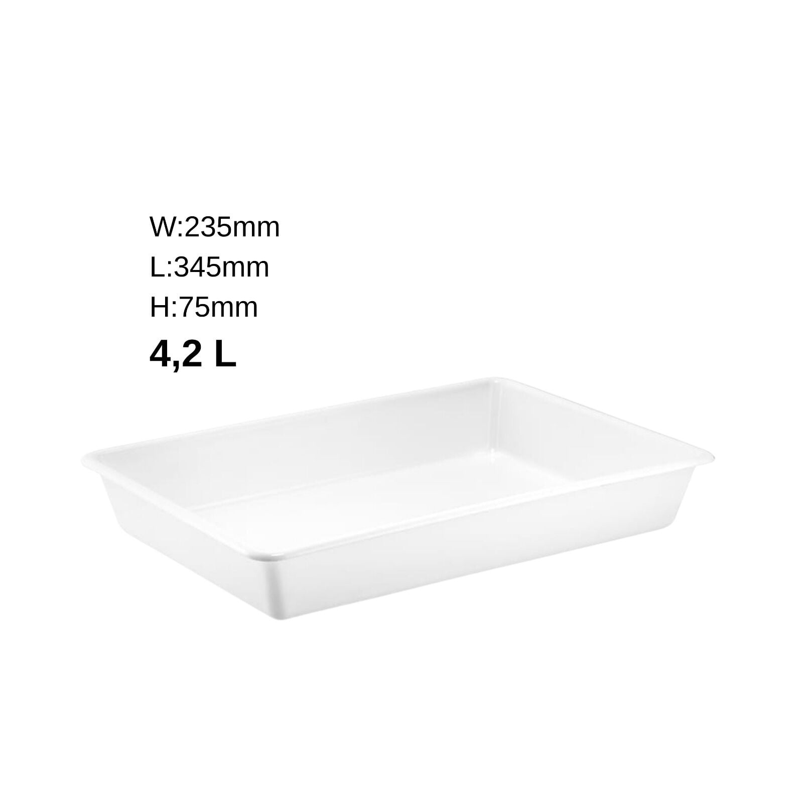Numune Kabı 4.2 Litre – Laboratuvar Taşıma Tepsisi 1 Adet