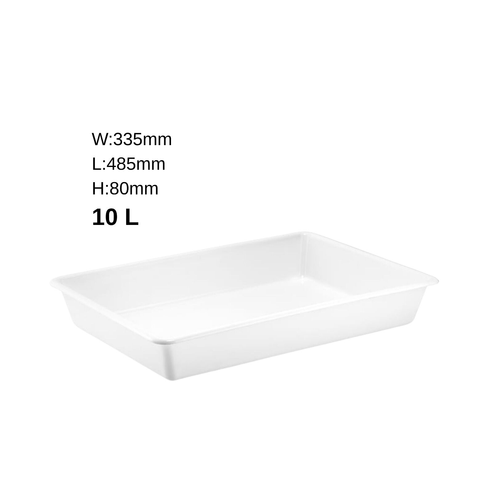 Numune Kabı 10 Litre – Laboratuvar Taşıma Tepsisi 1 Adet