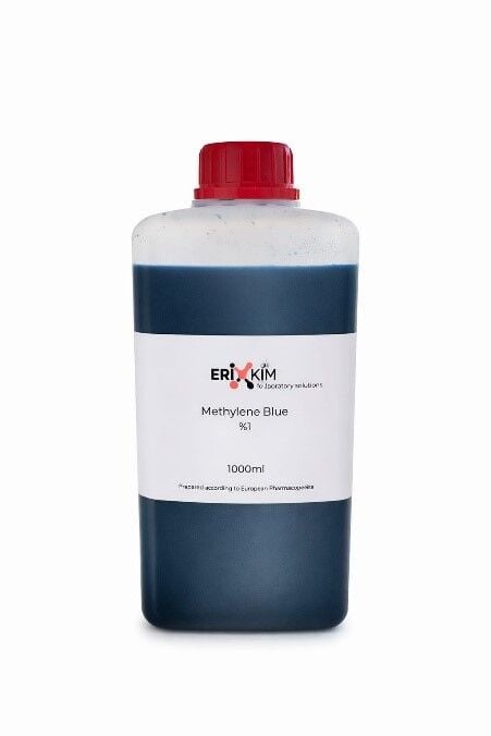 Metilen Mavisi 1 Lt Solüsyon – %1 Methylene Blue Çözeltisi