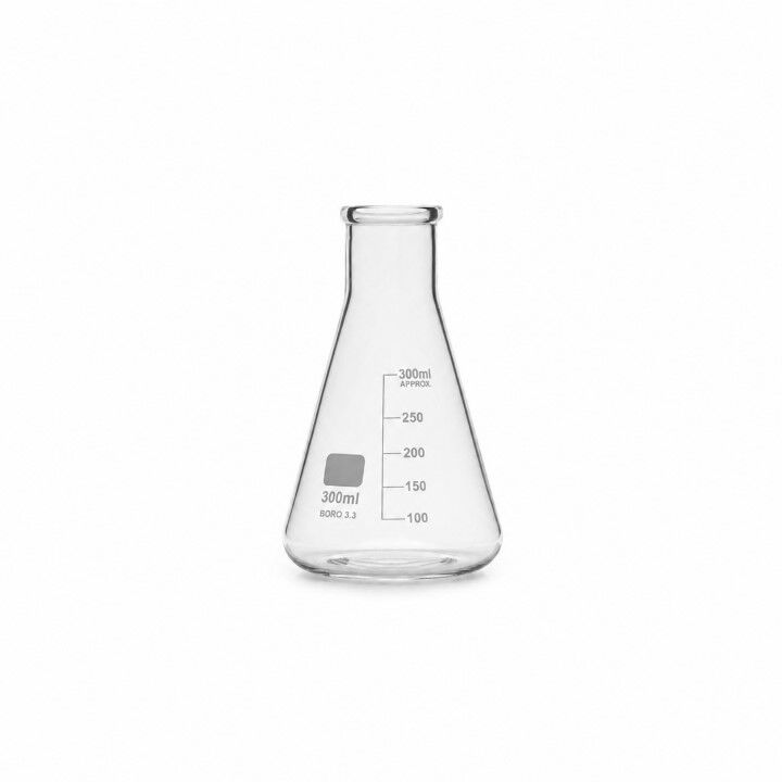 Cam Erlen Dar Boyun 300 ml – Isıya Dayanıklı Şişe