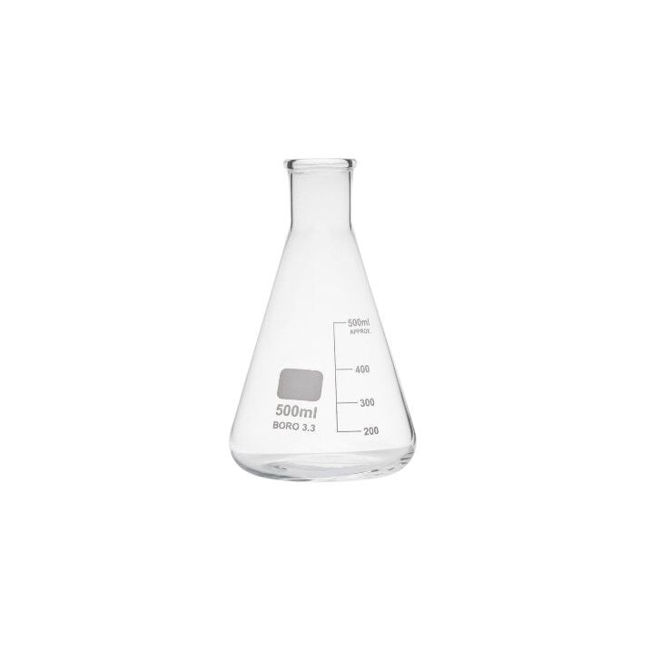 Cam Erlen Dar Boyun 500 ml – Isıya Dayanıklı Şişe
