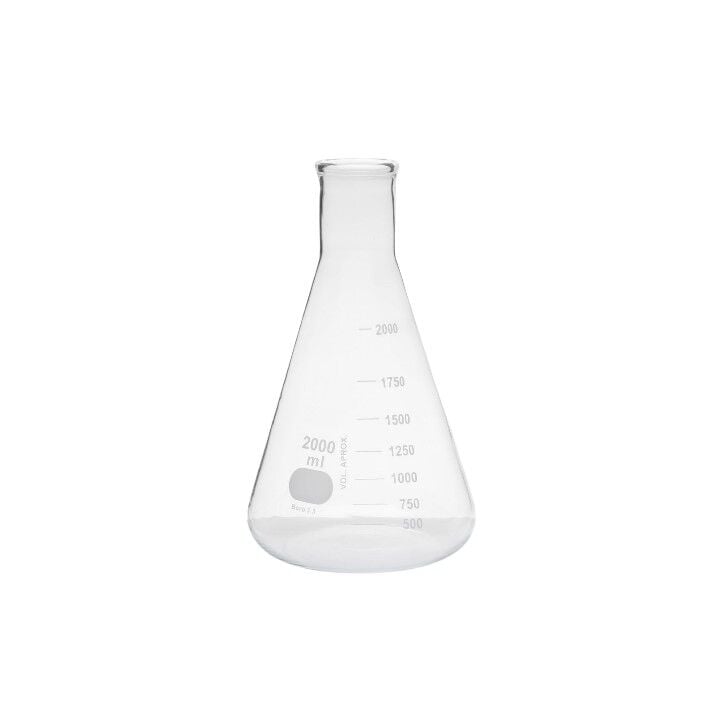 Cam Erlen Dar Boyun 2000 ml – Isıya Dayanıklı Şişe