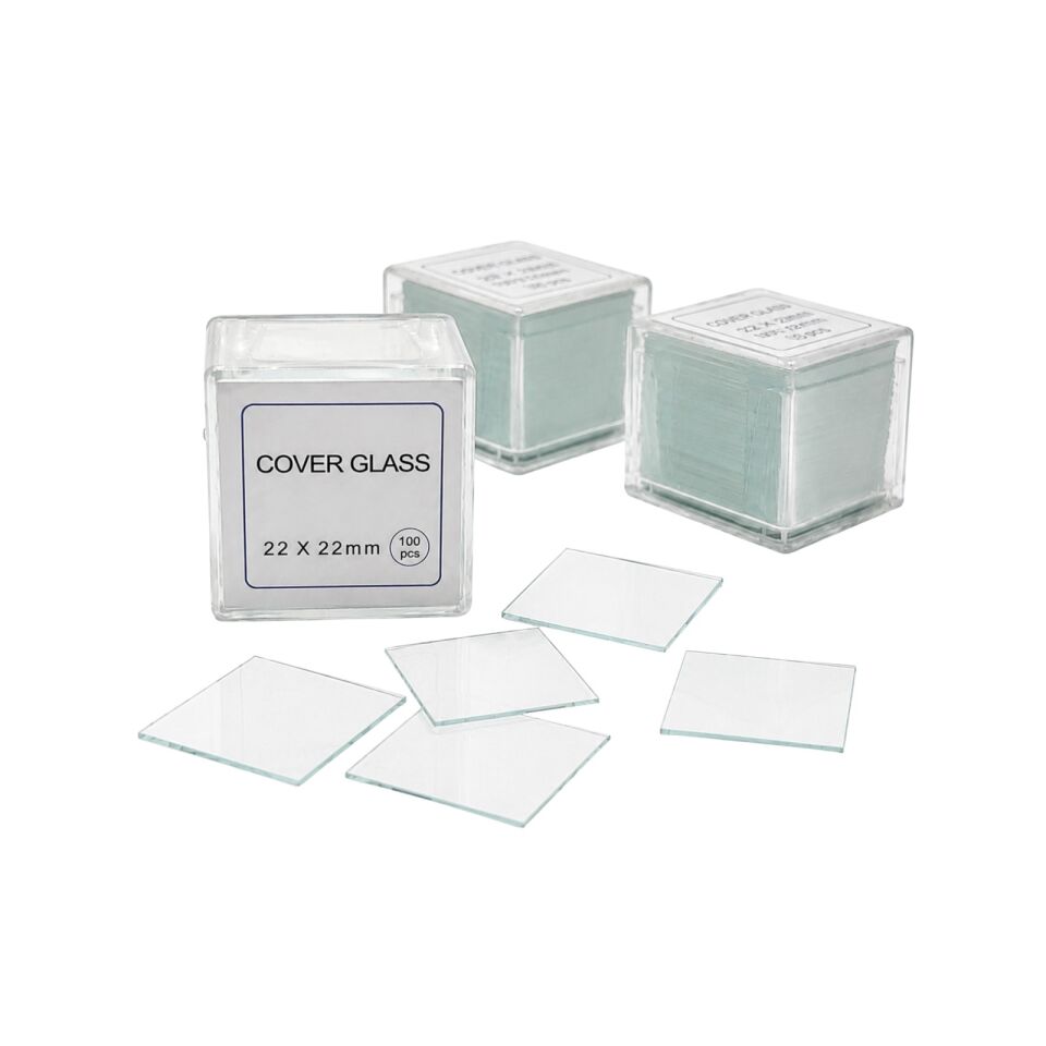Lamel 22x22 Mikroskop Slayt Camı 100 Adet