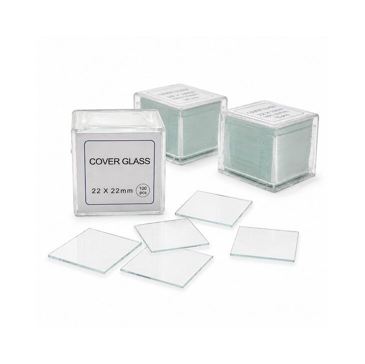 22x22 Lamel - 100 Adet Mikroskop Slayt Camı
