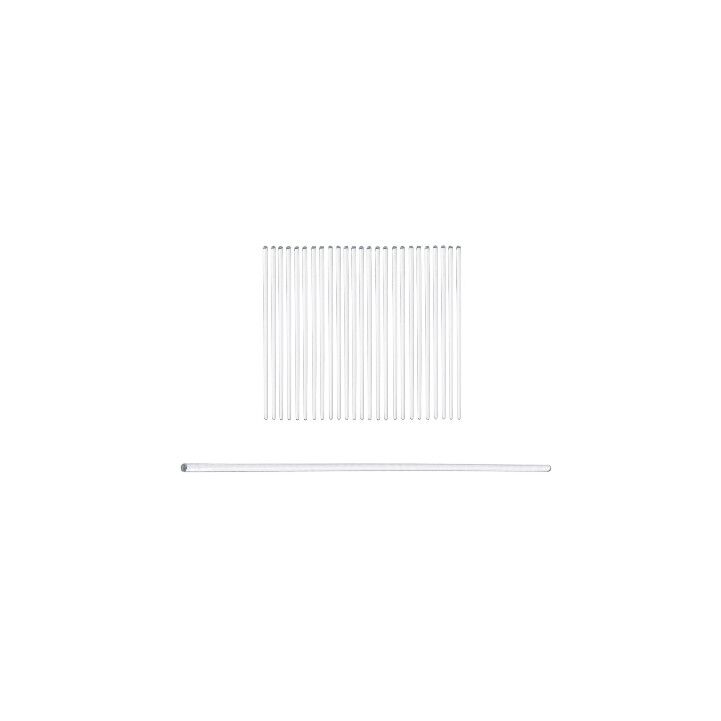 Cam Baget 5x200 mm Karıştırma Çubuğu - Isıya Dayanıklı Laboratuvar Cam Çubuk - 25 Adet