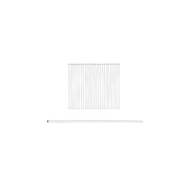Cam Baget 6x250 mm Karıştırma Çubuğu - Isıya Dayanıklı Laboratuvar Cam Çubuk - 25 Adet