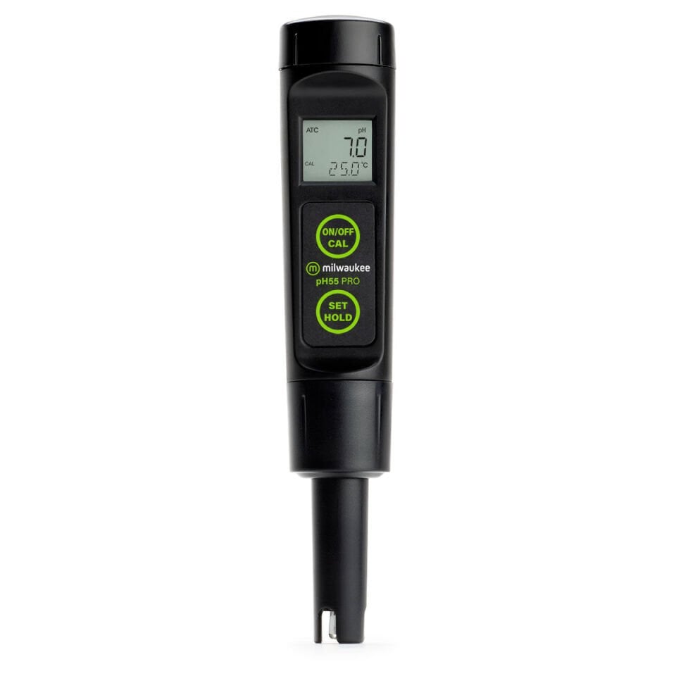 Milwaukee PH55 Değiştirilebilir Problu Su Geçirmez Cep Tipi pH Metre 2.0 - 16.0 pH