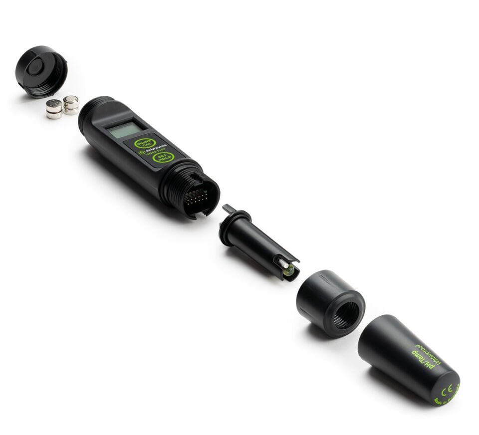 Milwaukee PH55 Değiştirilebilir Problu Su Geçirmez Cep Tipi pH Metre 2.0 - 16.0 pH