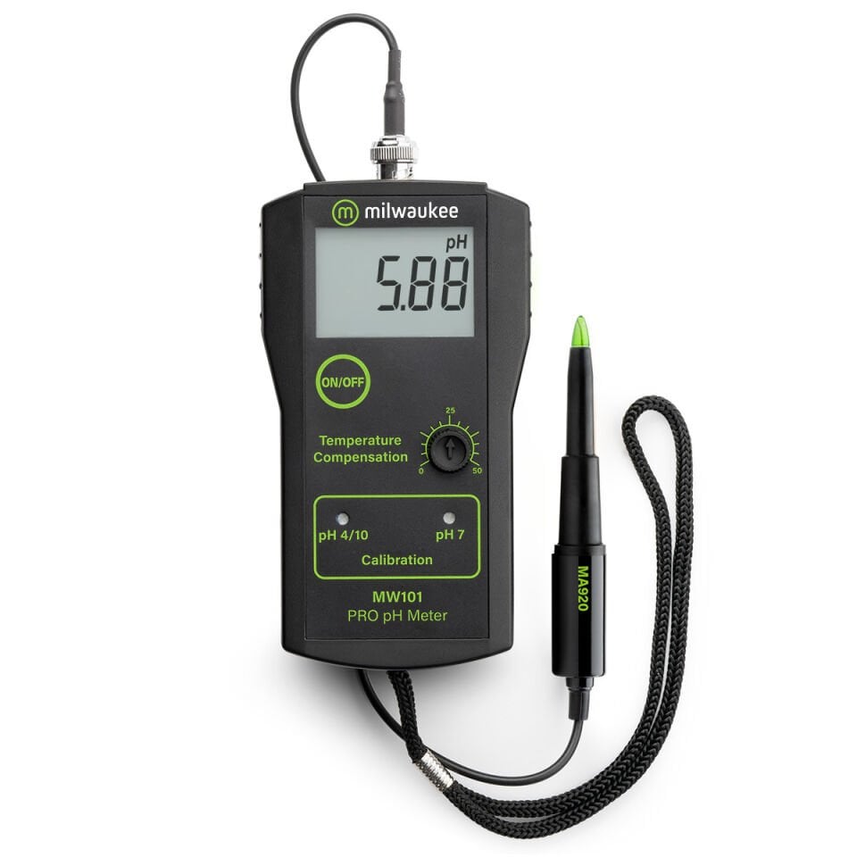 Milwaukee MW101S PRO Portatif pH Metre Toprak İçin  0.00 - 14.00 pH