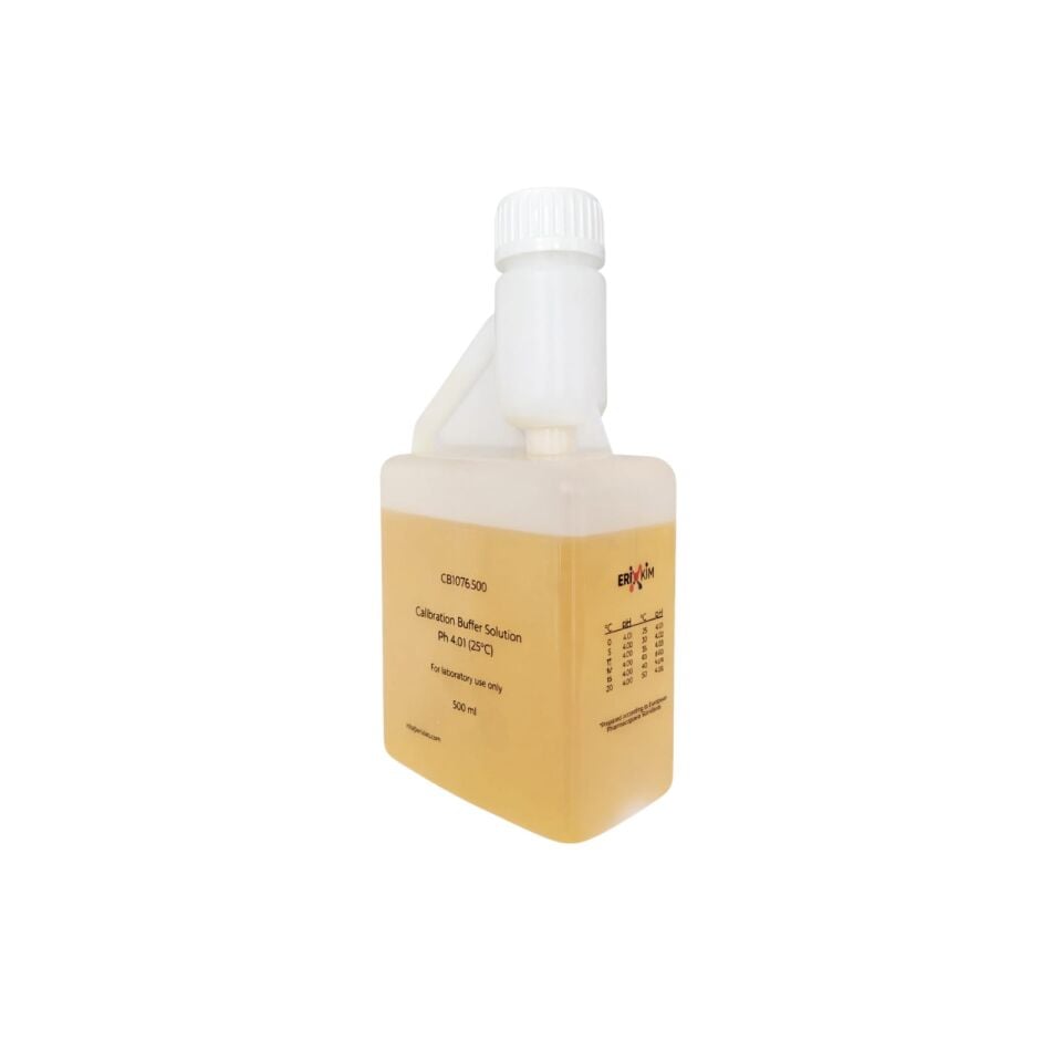 PH metre Kalibrasyon Çözeltisi pH 4.01 500 ml – Standart Buffer Solution