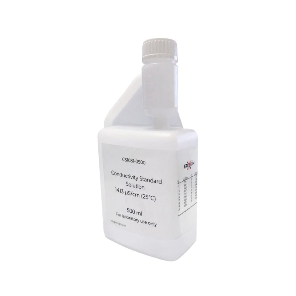 İletkenlik Sıvısı 1413 µS 500 ml - EC Metre Kalibrasyon Çözeltisi