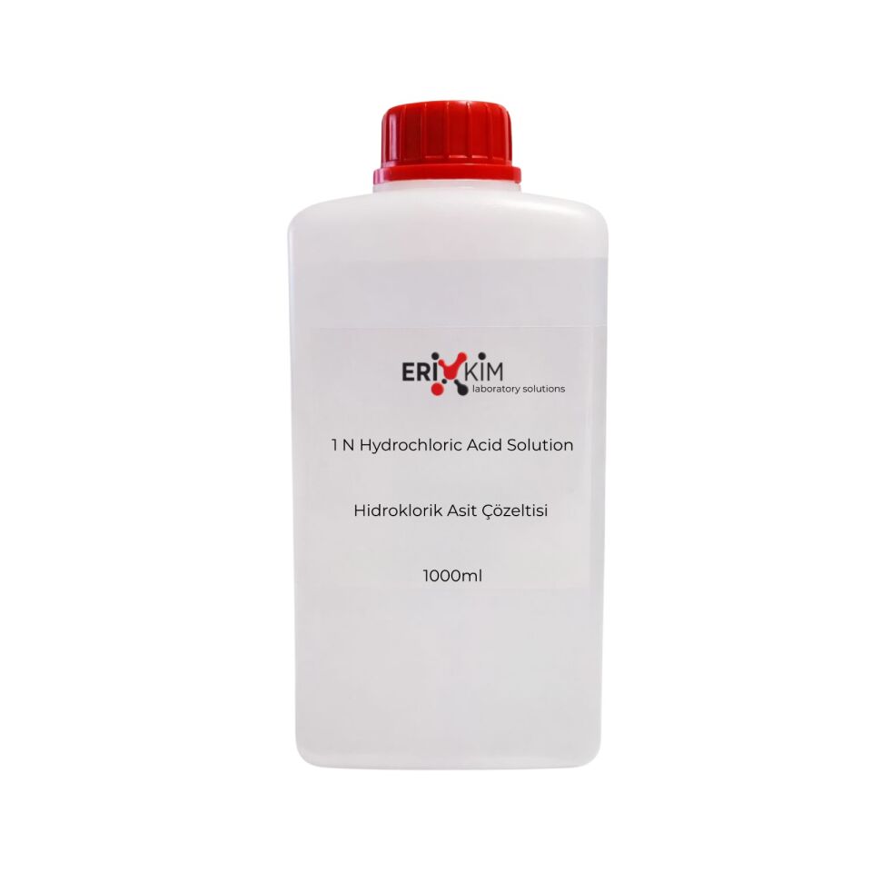 Hidroklorik Asit Çözeltisi 1N (HCl) 1 Lt – Hydrochloric Acid Standard Solution 1N