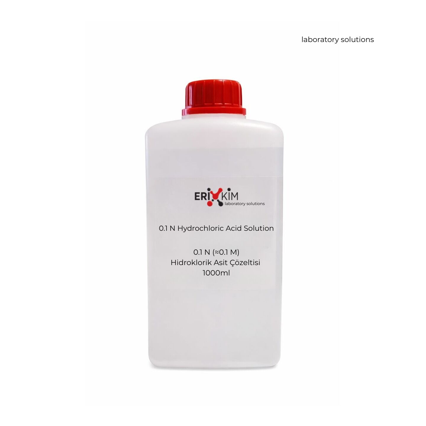 Hidroklorik Asit Çözeltisi 0.1N (HCl) 1 Lt – Hydrochloric Acid Standard Solution 0.1N